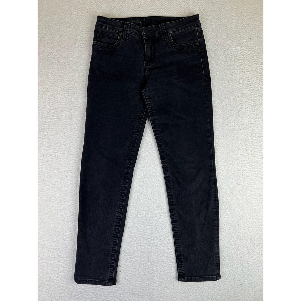 KUT From The Kloth Straight Jeans Womens 6S 30x28 Gray Charcoal‎ KP560ME9SSF